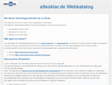 Tablet Screenshot of allesklar.de